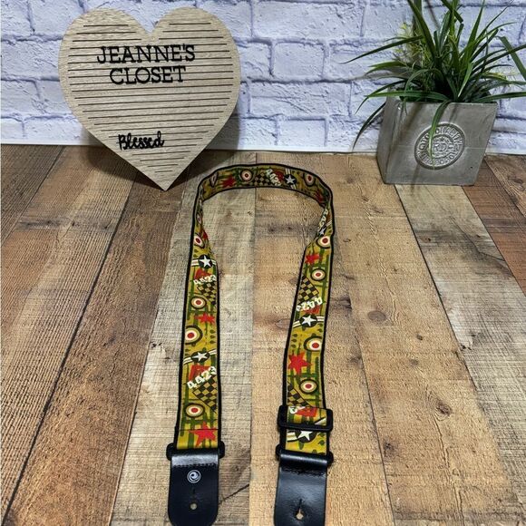 GUITAR STRAP. PLANET WAVES. MULTI COLOR PATTERN. ONE SIZE - Picture 6 of 6